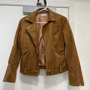 Lioness Moto suede jacket